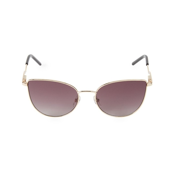 Karl Lagerfeld Accessories - Karl Lagerfeld Paris Goldtone Cateye Sunglasses